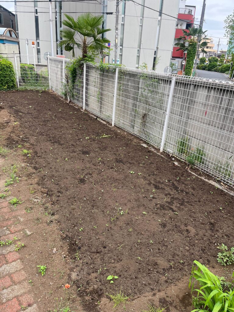 畑ができてから…
