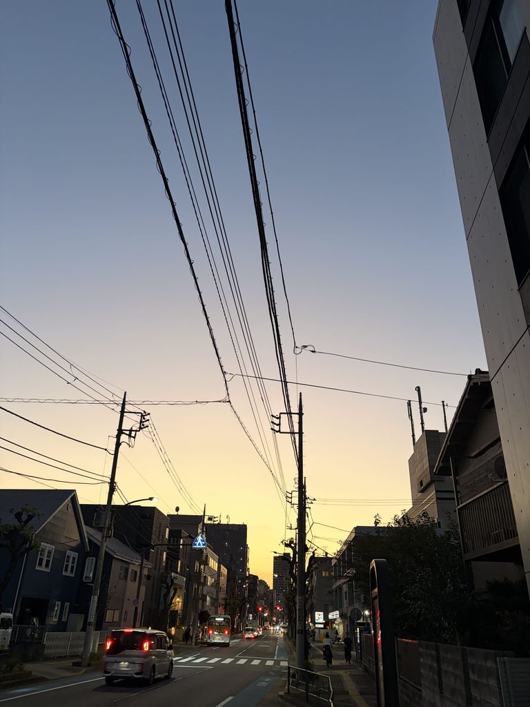夕方の空　2026.10.21